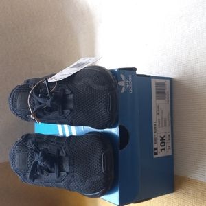 Childrens black sneakers size 10